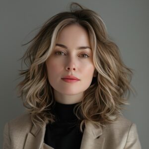 lara cahill fashion blogger a portrait of lara cahill in beige blazer